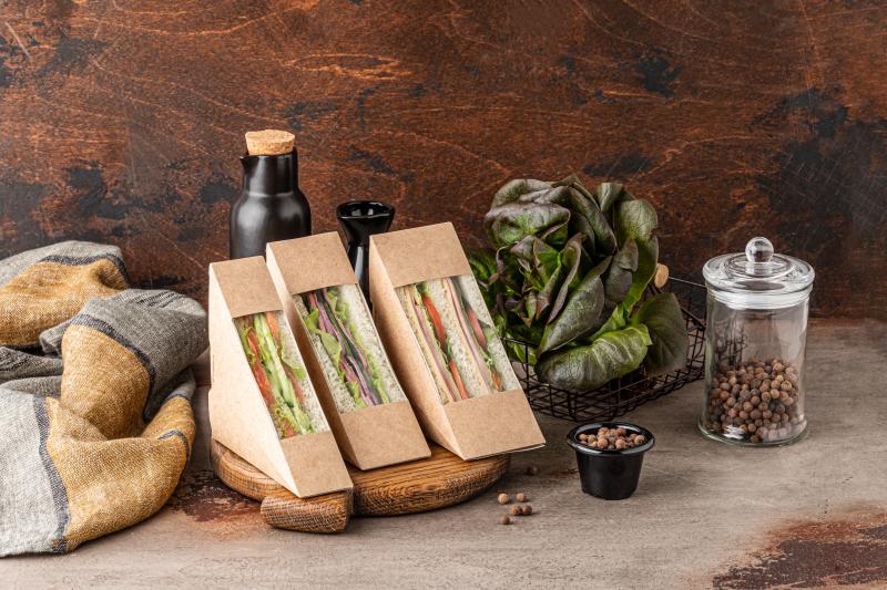 Новинка в ассортименте - упаковка для сэндвичей OSQ Decker Новинка в ассортименте - упаковка для сэндвичей OSQ Decker