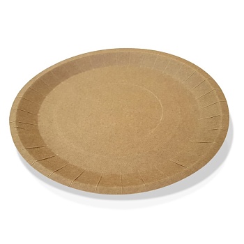 Фото товара: Тарелка O2 PLATE 180 Pure Kraft (800 шт./кор.)