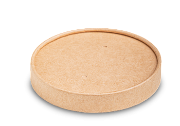 Фото товара: Крафтовая крышка OSQ Round Bowl 750/1000 kraft lid  (270 шт./кор.)