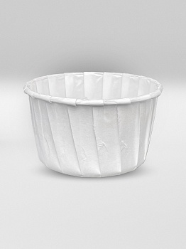 Фото товара: Форма бумажная MUFFIN PRO Белый/Белый 50*40 мм C (100 шт./уп., 1200 шт./кор.)