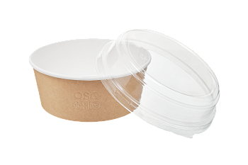 Фото товара: Круглый контейнер с купольной крышкой OSQ Round Bowl 1000 dome (180 шт./кор.)