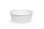 Фото товара: Белый салатник с плоской крышкой OSQ Round Bowl 1000 W (10 шт./упак.)