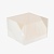 Фото товара: Короб с прозрачной крышкой 200*200*140 мм, белый-белый (25 шт./упак.)