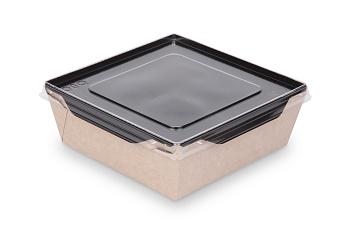 Фото товара: Упаковка OSQ OpSalad 1200 Black Edition без крышки (300 шт./кор.)