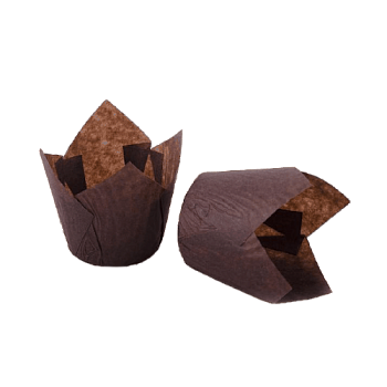 Фото товара: Форма бумажная TULIP Brown 50*80 мм E (200 шт./уп., 2400 шт./кор.)